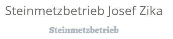Logo Steinmetz Josef Zika